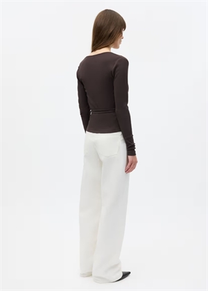 Enally ls v-n bluse 5314 Chocolate Torte Envii 